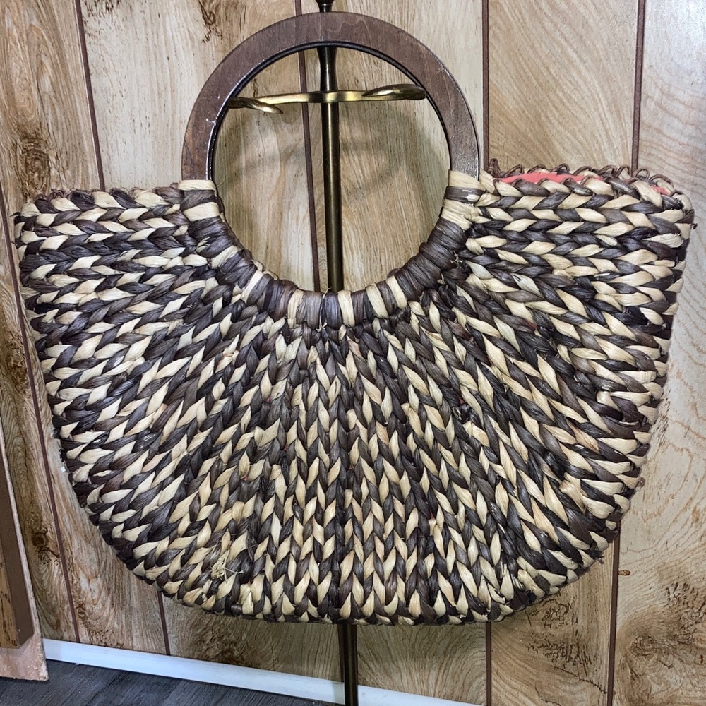 The Limited Braided Tote in Brown and Tan